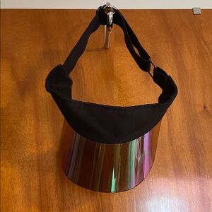 Iridescent Visor Cap with Black Band